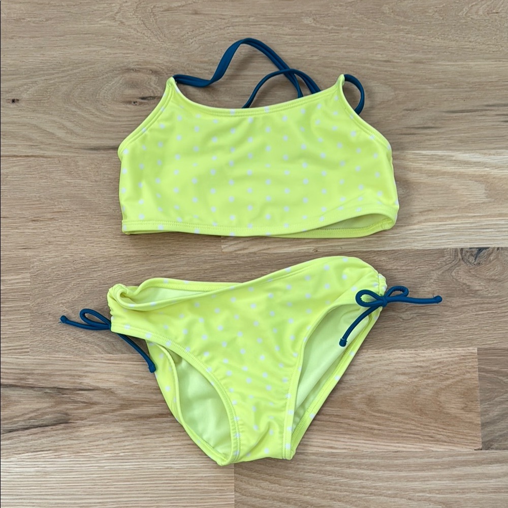 Kids Swimwear Set in Yellow and Blue